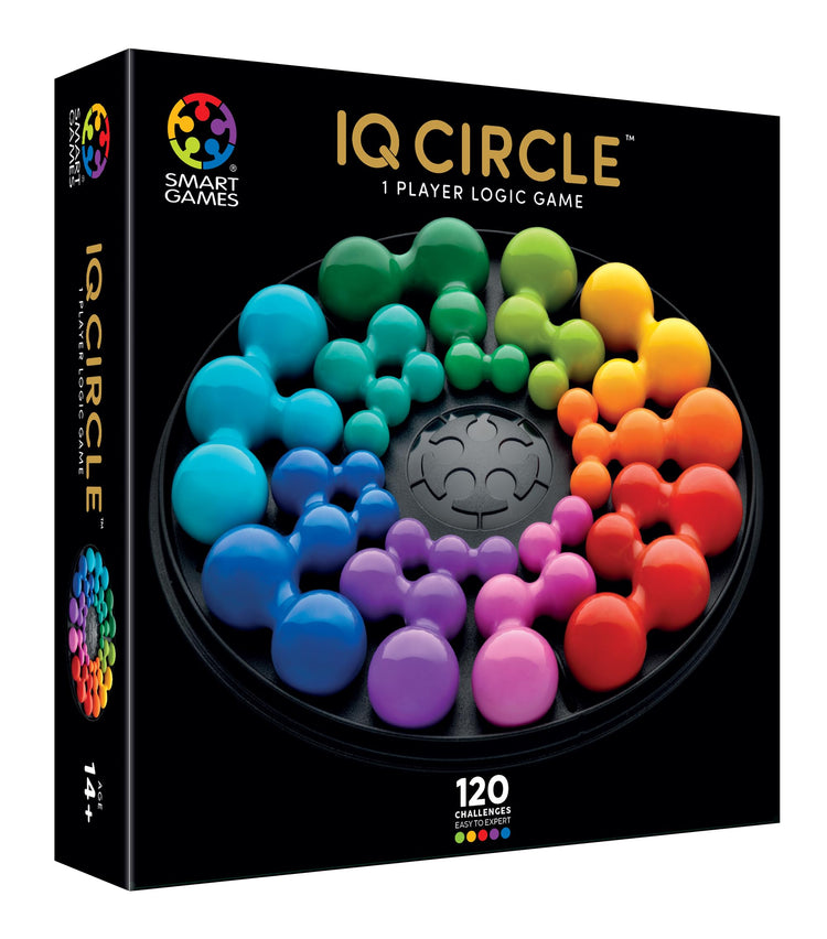 SmartGames IQ Deluxe Circle - 120 Puzzles in a Travel Case