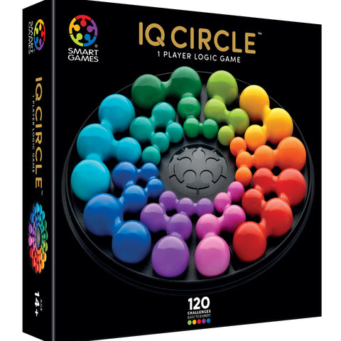SmartGames IQ Deluxe Circle - 120 Puzzles in a Travel Case