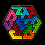 SmartGames IQ Deluxe Hexagon - 120 Puzzles in a Travel Case