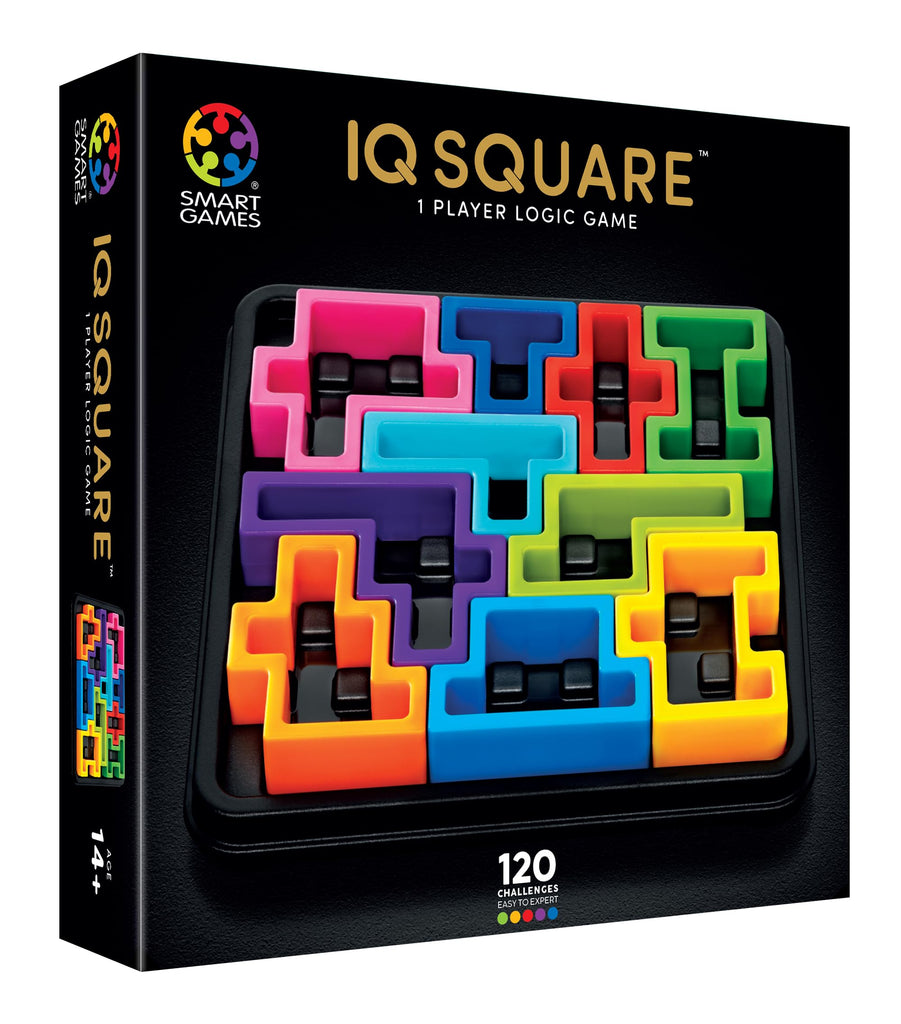 SmartGames IQ Deluxe Square - 120 Puzzles in a Travel Case