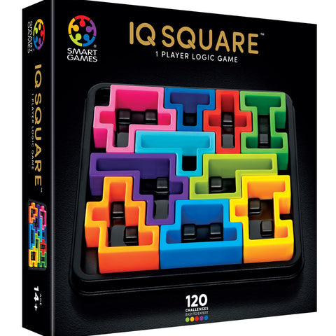 SmartGames IQ Deluxe Square - 120 Puzzles in a Travel Case
