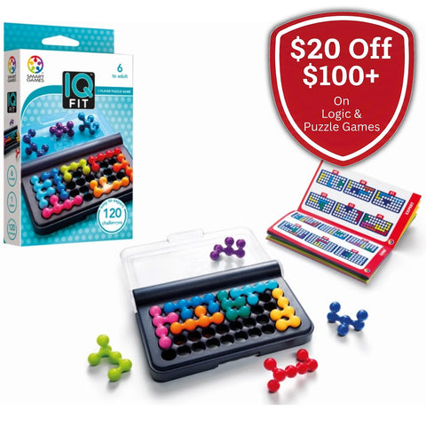 SmartGames IQ Fit - 120 3D Challenges in Travel-Friendly Case