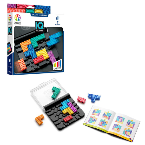 SmartGames IQ Flow - Sliding Puzzle with 120 Challenges