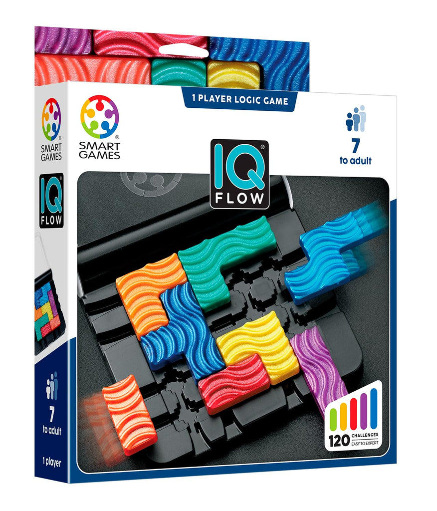 SmartGames IQ Flow - Sliding Puzzle with 120 Challenges