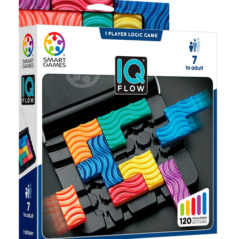 SmartGames IQ Flow - Sliding Puzzle with 120 Challenges