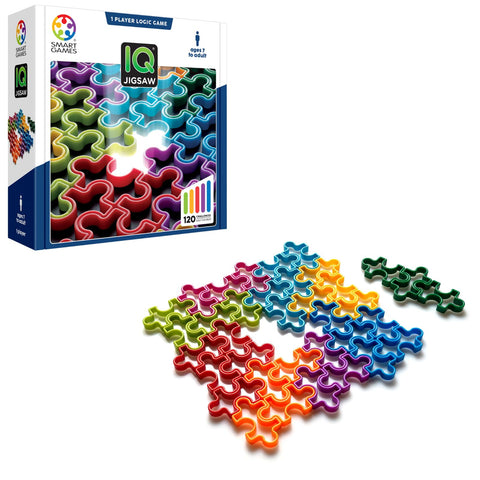 SmartGames IQ Jigsaw - 120 STEM Logic Challenges
