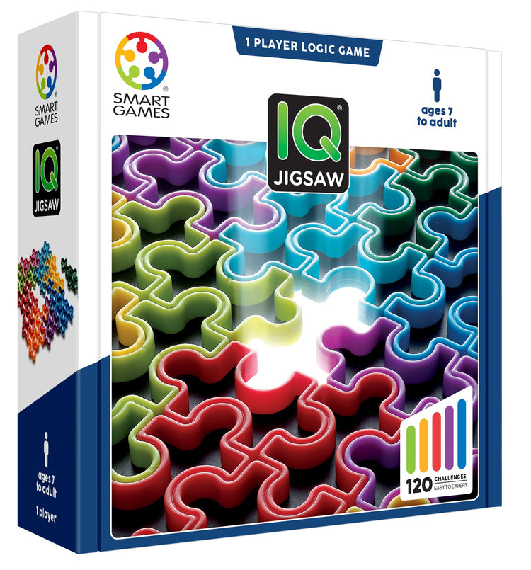 SmartGames IQ Jigsaw - 120 STEM Logic Challenges