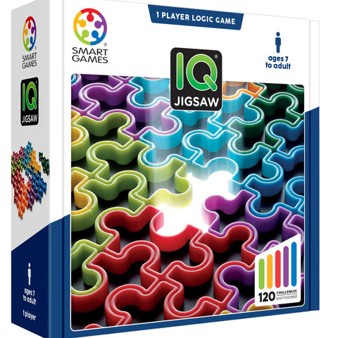 SmartGames IQ Jigsaw - 120 STEM Logic Challenges