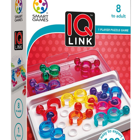 SmartGames IQ Link - 120 Linked-Piece Logic Challenges Game