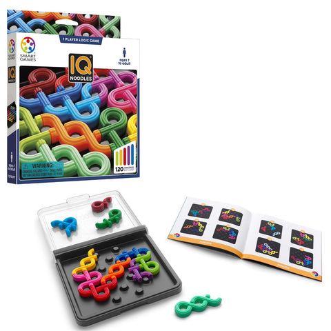 SmartGames IQ Noodles - 120 Puzzles with Two Play Modes