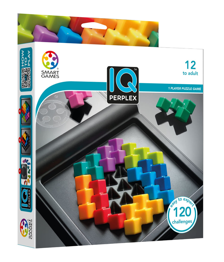 SmartGames IQ Perplex Travel Puzzle Game with 120 Challenges