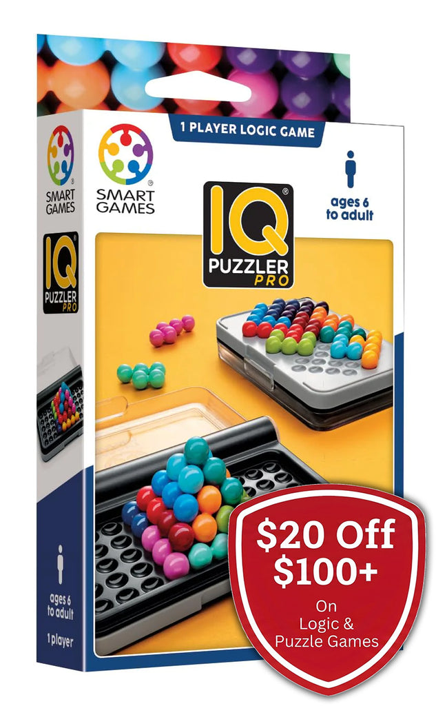 SmartGames IQ Puzzler Pro - 120 2D and 3D Brain Challenges