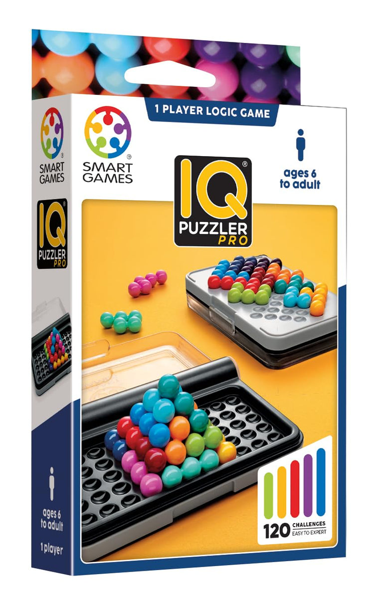 SmartGames IQ Puzzler Pro - 120 2D and 3D Brain Challenges