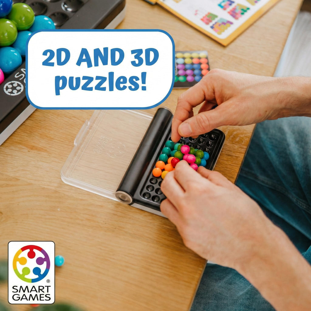 SmartGames IQ Puzzler Pro - 120 2D and 3D Brain Challenges