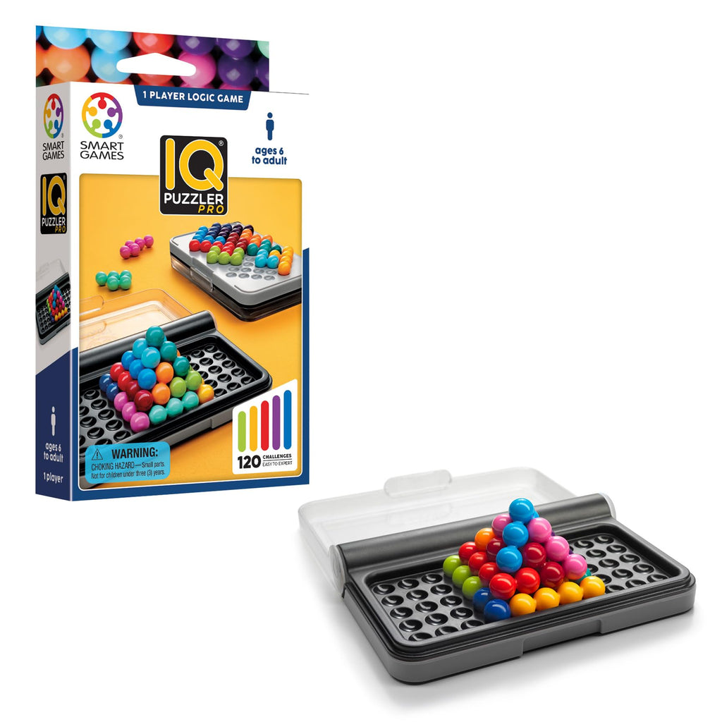 SmartGames IQ Puzzler Pro - 120 2D and 3D Brain Challenges