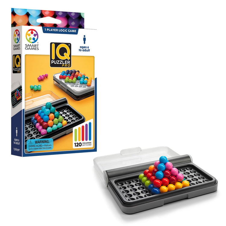 SmartGames IQ Puzzler Pro - 120 2D and 3D Brain Challenges