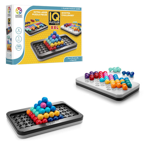SmartGames IQ Puzzler Pro XXL - 188 Oversize Challenges