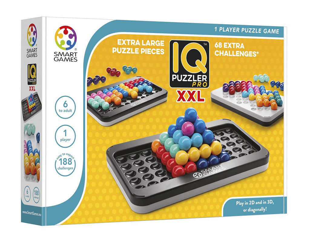 SmartGames IQ Puzzler Pro XXL - 188 Oversize Challenges