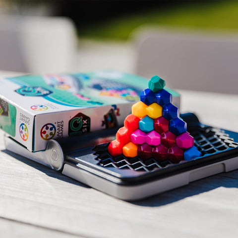 SmartGames IQ Six Pro - 120 2D, 3D, and Butterfly Challenges