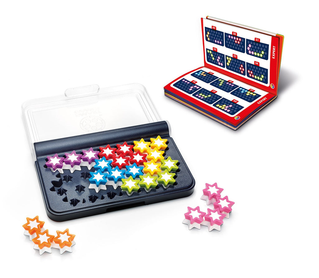 SmartGames IQ Stars - 120 Challenges in Travel-Friendly Case