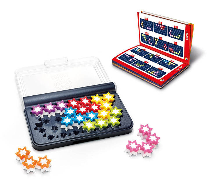 SmartGames IQ Stars - 120 Challenges in Travel-Friendly Case