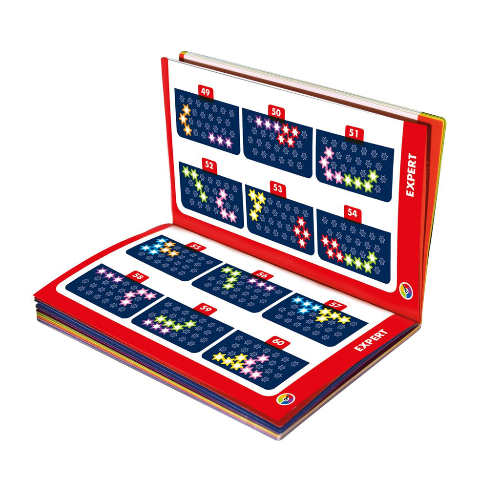 SmartGames IQ Stars - 120 Challenges in Travel-Friendly Case