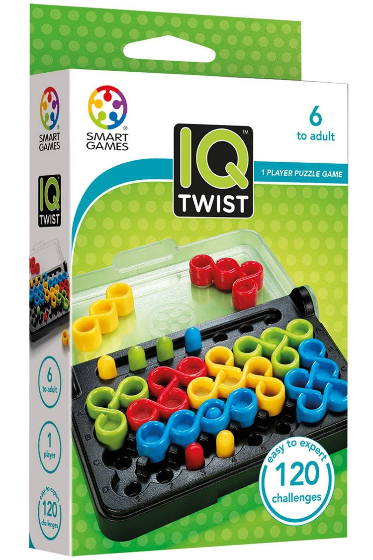SmartGames IQ Twist - 120-Challenge Travel Brain Teaser