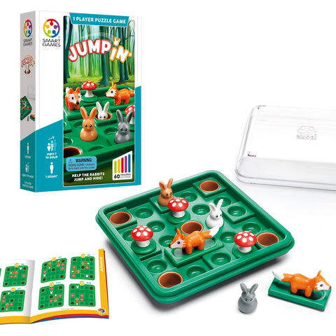 SmartGames Jump In' - Rabbits Escape Foxes in 60 Challenges