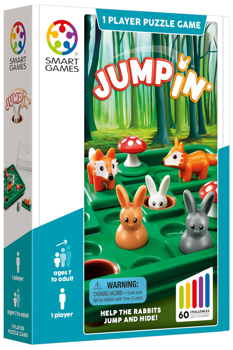 SmartGames Jump In' - Rabbits Escape Foxes in 60 Challenges