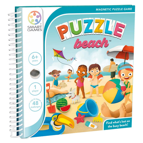 SmartGames Puzzle Beach - 48 Magnetic Beach Path Challenges