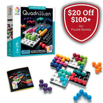 SmartGames Quadrillion - 4 Magnetic Boards, Endless Puzzles