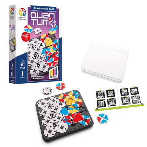 SmartGames Quantum - 2-in-1 Color and Math Logic Puzzle