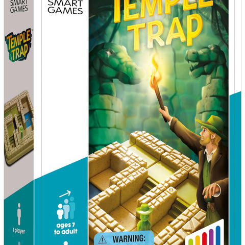 Temple Trap Sliding Maze Logic Puzzle Game with 60 Challenges
