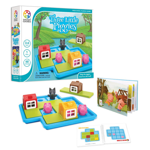 SmartGames Three Little Piggies - 48 Storybook Challenges