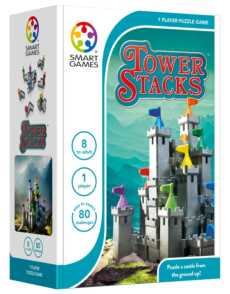 Tower Stacks - 3D Logic Puzzle Game with 80 Challenges