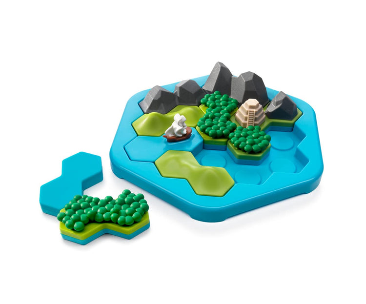 SmartGames Treasure Island - Shape-Shift Pieces to Find Temple
