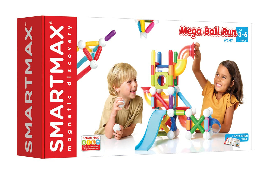 SmartMax Mega Ball Run - Oversized Magnetic Ball Track Set