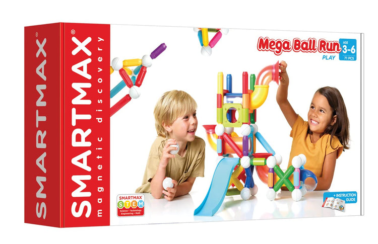 SmartMax Mega Ball Run - Oversized Magnetic Ball Track Set
