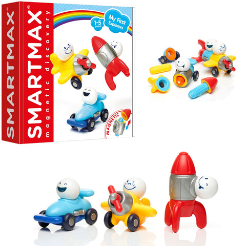 My First Explorers Magnetic Vehicle Building Set for Toddlers