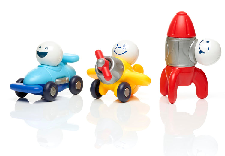 My First Explorers Magnetic Vehicle Building Set for Toddlers