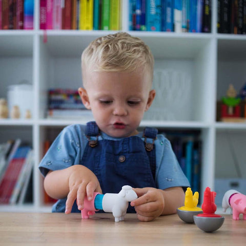 My First Farm Animals Magnetic Building Set STEM Learning Toy