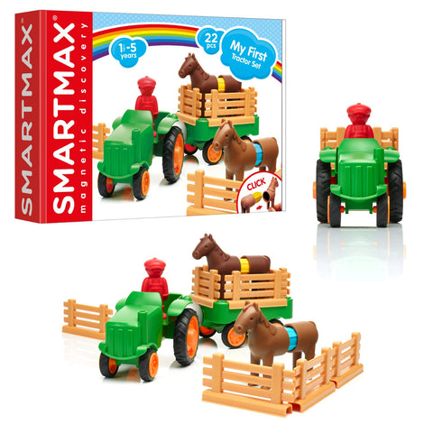 My First Farm Tractor Magnetic Building Set STEM Learning Toy