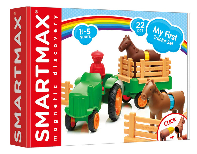 My First Farm Tractor Magnetic Building Set STEM Learning Toy