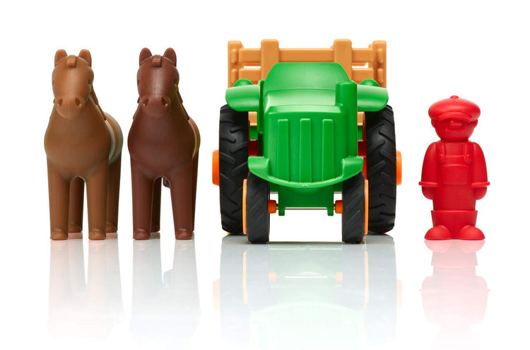 My First Farm Tractor Magnetic Building Set STEM Learning Toy
