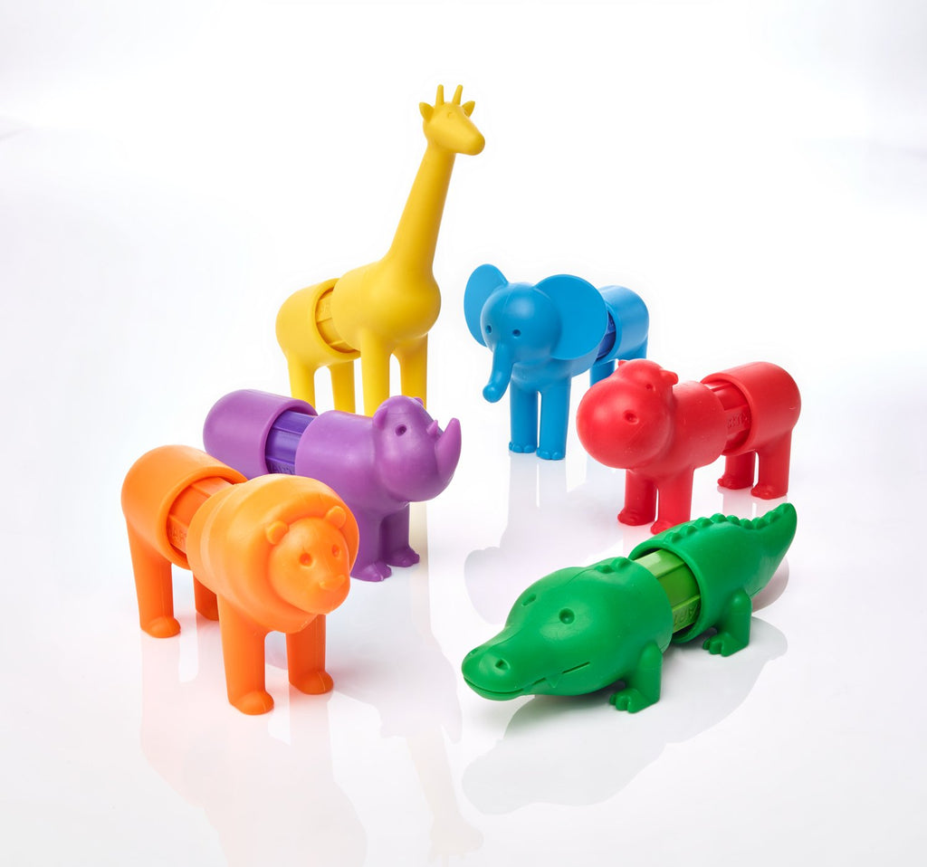 SmartMax My First Safari Animals - 18-Piece Magnetic Set