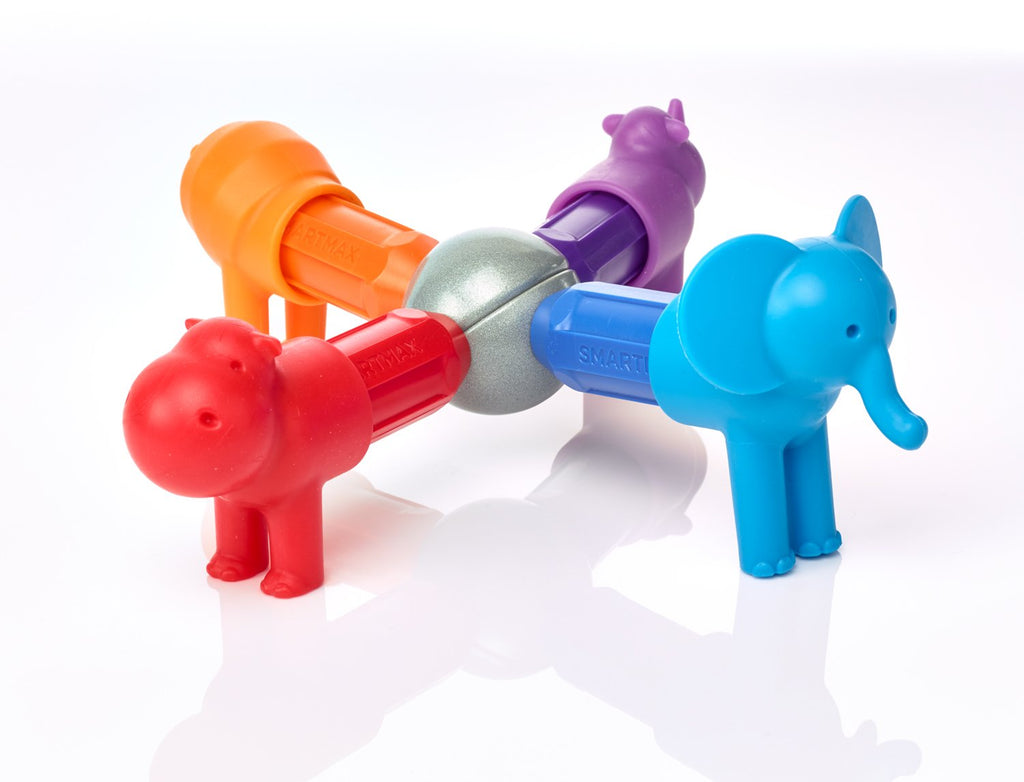 SmartMax My First Safari Animals - 18-Piece Magnetic Set