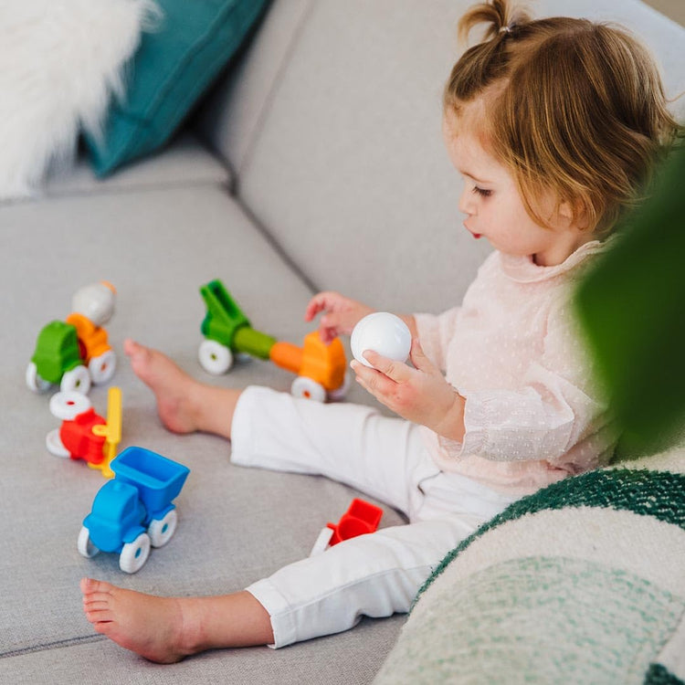 My First Vehicles Magnetic Building Set STEM Learning Toy
