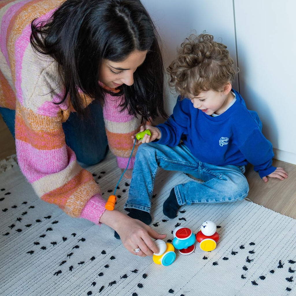 My First Wobbly Cars Magnetic Building Toy STEM Learning Set