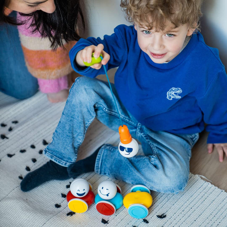 My First Wobbly Cars Magnetic Building Toy STEM Learning Set