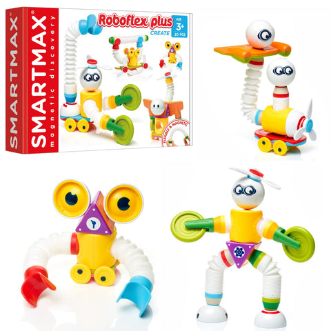 SmartMax Roboflex Plus - 20-Piece Flexible Robot Builder
